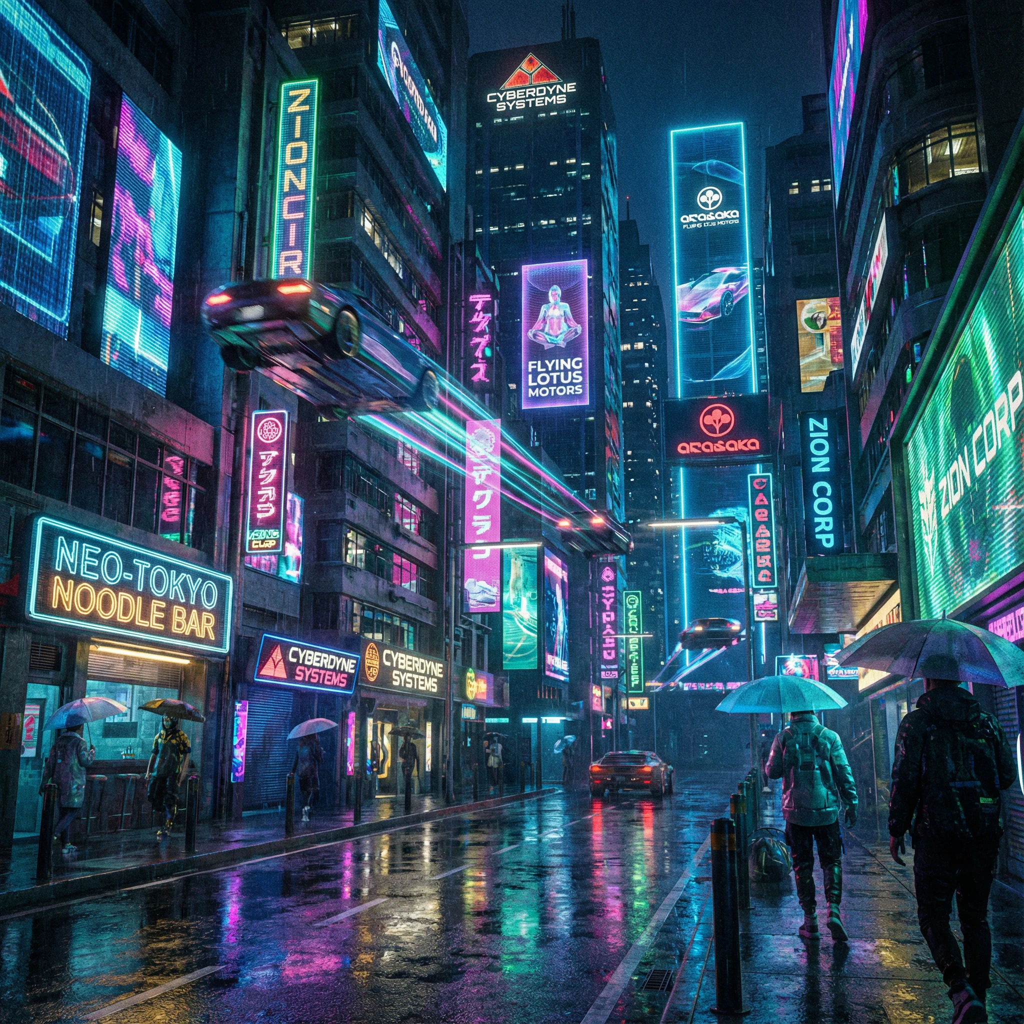 Cyberpunk Cityscape