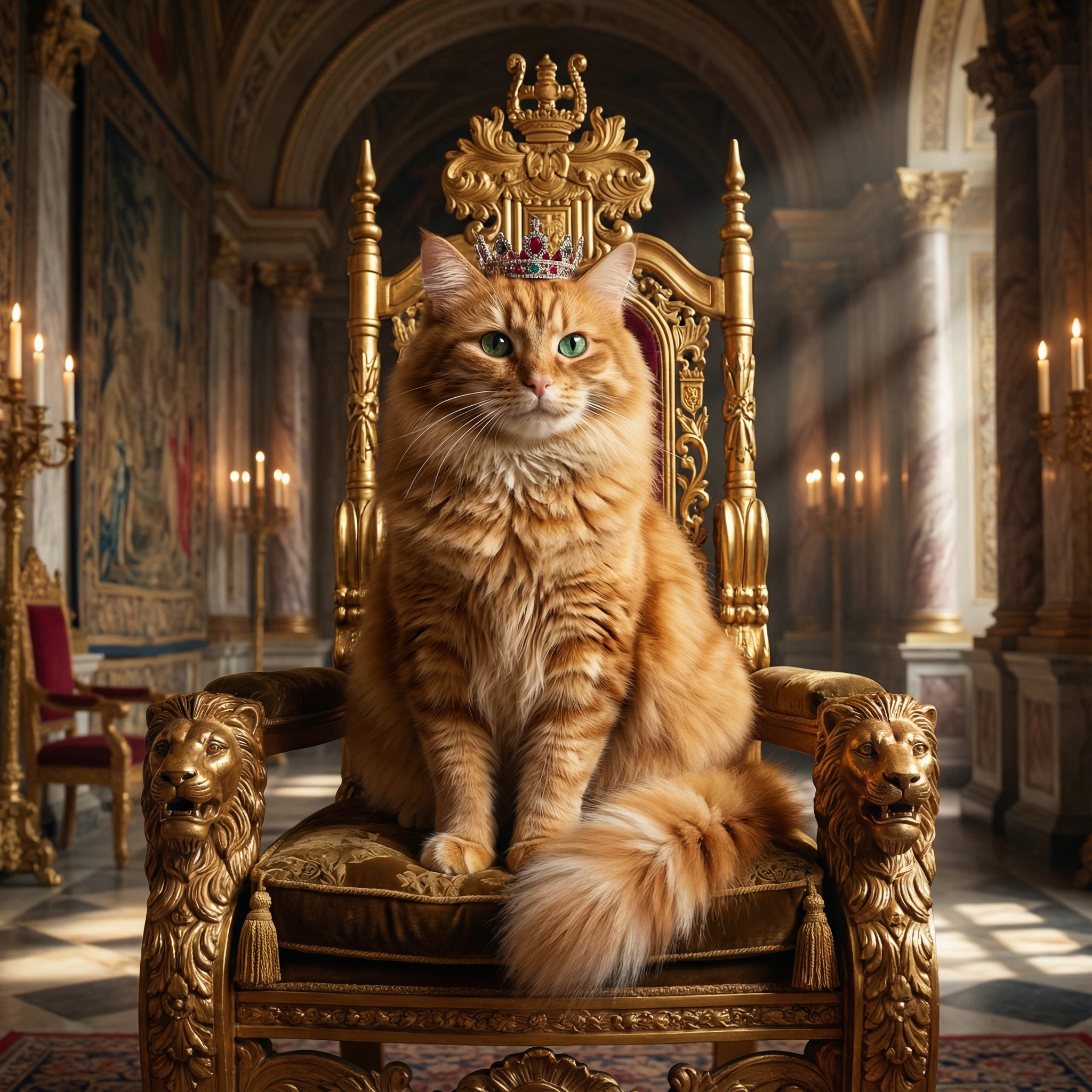 Photorealistic Cat Portrait